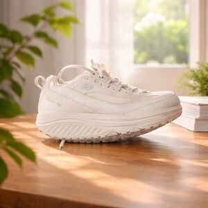 Skechers Shapeups White Athletic Shoes